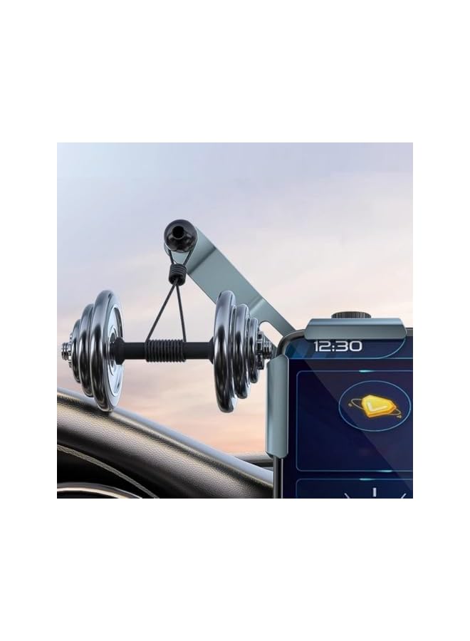 S-TOP Car Phone Holder Aluminum MagSafe Car Mount 3-Knob Control Car Phone Holder 360° Rotation Fit for Tesla Model 3/Y/S Compatible with iPhone 16/15/14/13/12 - Image 4