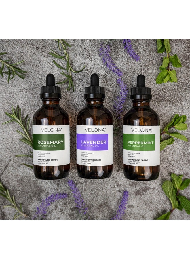 velona Lavender Essential Oil 4 Fl Oz | Therapeutic Grade 100% Pure And Natural | For Aromatherapy Diffuser, Massage, Skincare, Haircare, Soapmaking - Image 2