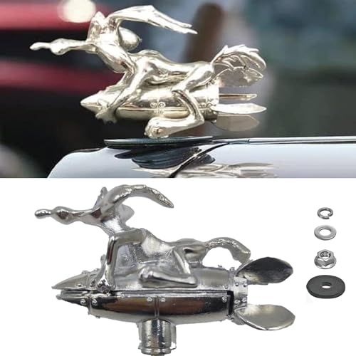 Rneswi Hood Ornaments for Vehicles Coyote Hood Ornament Made of Alloy for All Types of Cars Hoods Motorcycle Styling - Image 1