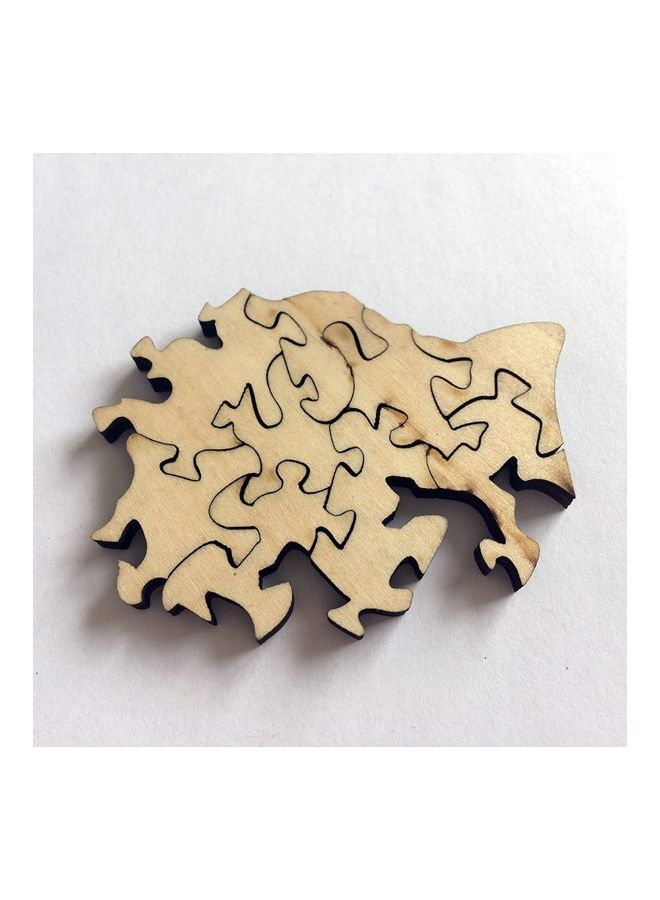 124-Piece Elephant Wooden Jigsaw Puzzles 29x21x0.5cm - Image 2