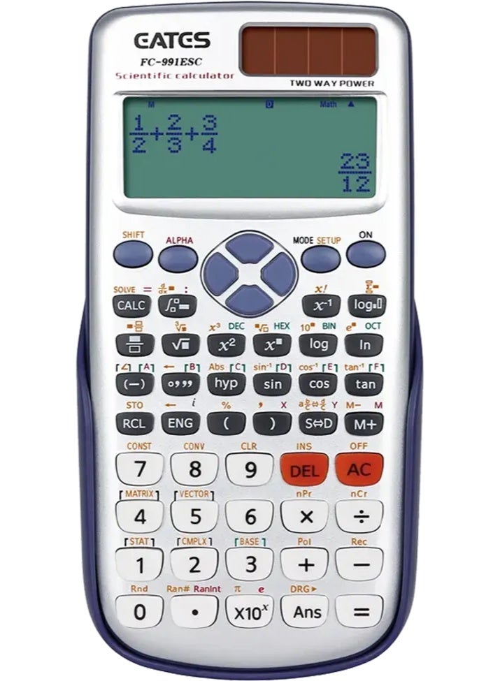 EATES Ites Scientific Calculator, 417 Calculations, Silver, FC-991ESC - Image 1