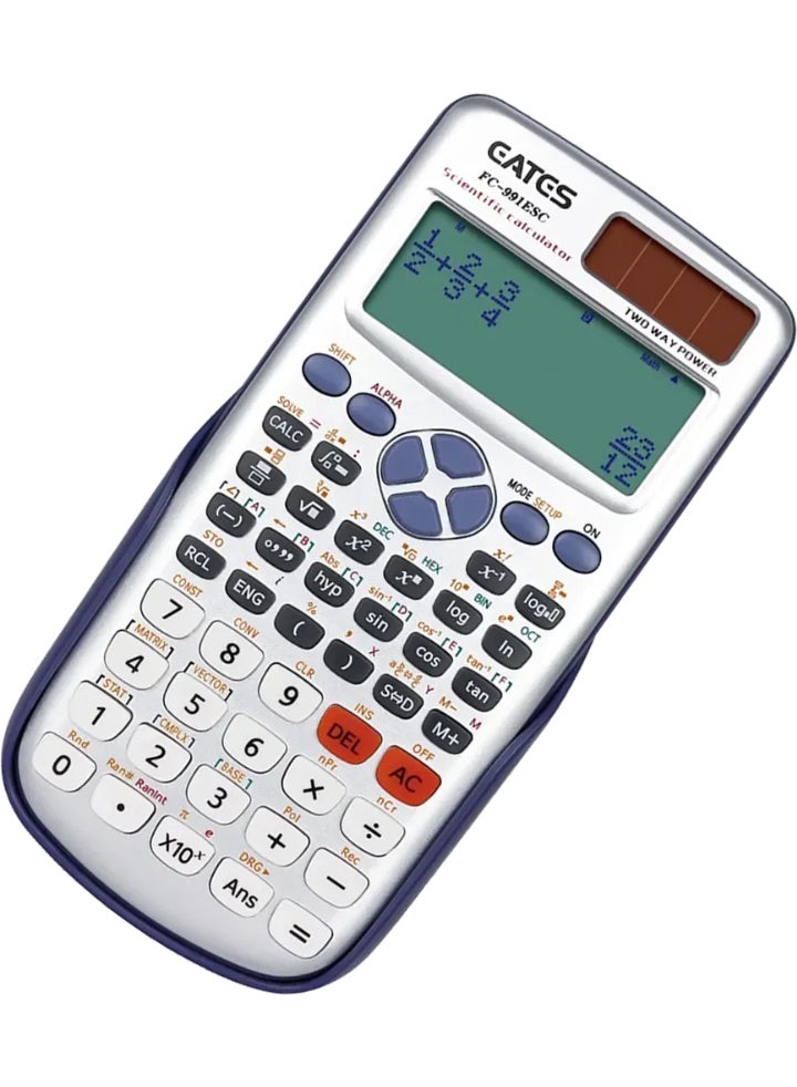 EATES Ites Scientific Calculator, 417 Calculations, Silver, FC-991ESC - Image 3