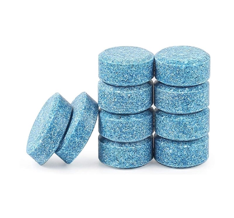 HSR Car Accessories in 10 PCs Car Wiper Detergent Effervescent Tablets Washer Auto Windshield Cleaner Glass Wash Cleaning Tablets - Image 1