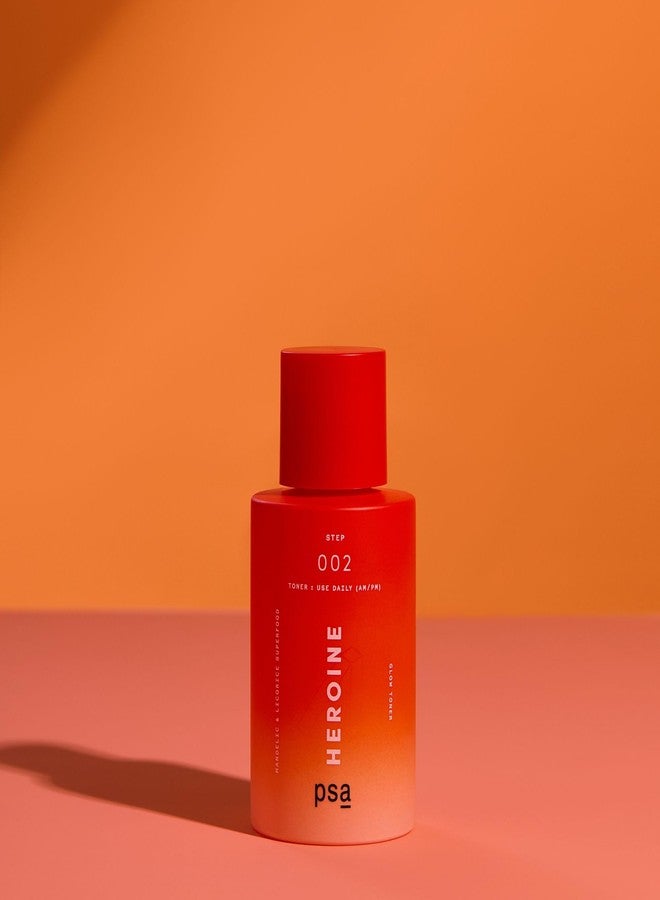 PURPOSEFUL SKINCARE بي إس إيه - تونر سوبر فود هيروين مانديليك وعرق السوس | حمض مانديليك واللاكتيك، جذر عرق السوس، كومبوتشا، مستخلص الرمان | مناسب لجميع أنواع البشرة (100 مل | 3.4 أونصة)  - Image 3