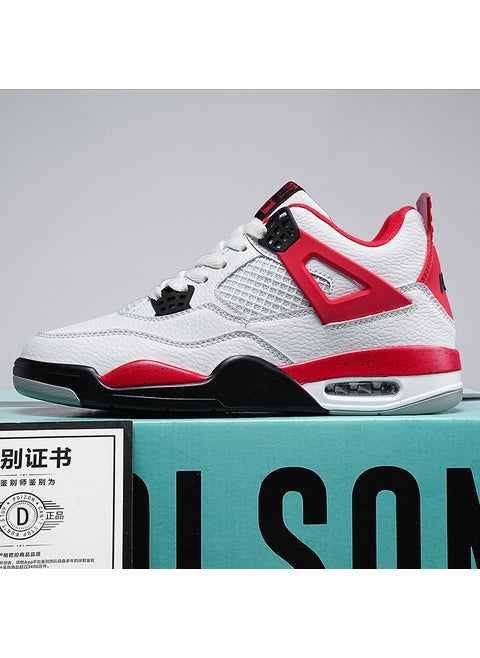 Red Cement AJ4 Sneakers Men Women Red cement