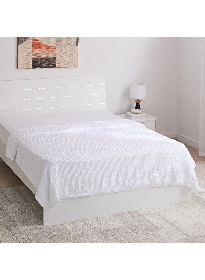 Home Box Serene Waffle Double Layer Queen Blanket 200 x 220 cm - Image 1
