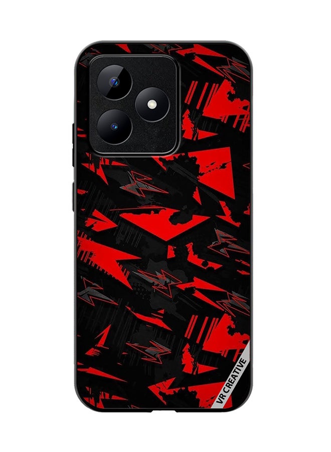 VR CREATIVE Protective Case Cover For Realme C53 Abstract Design Multicolour - Image 1