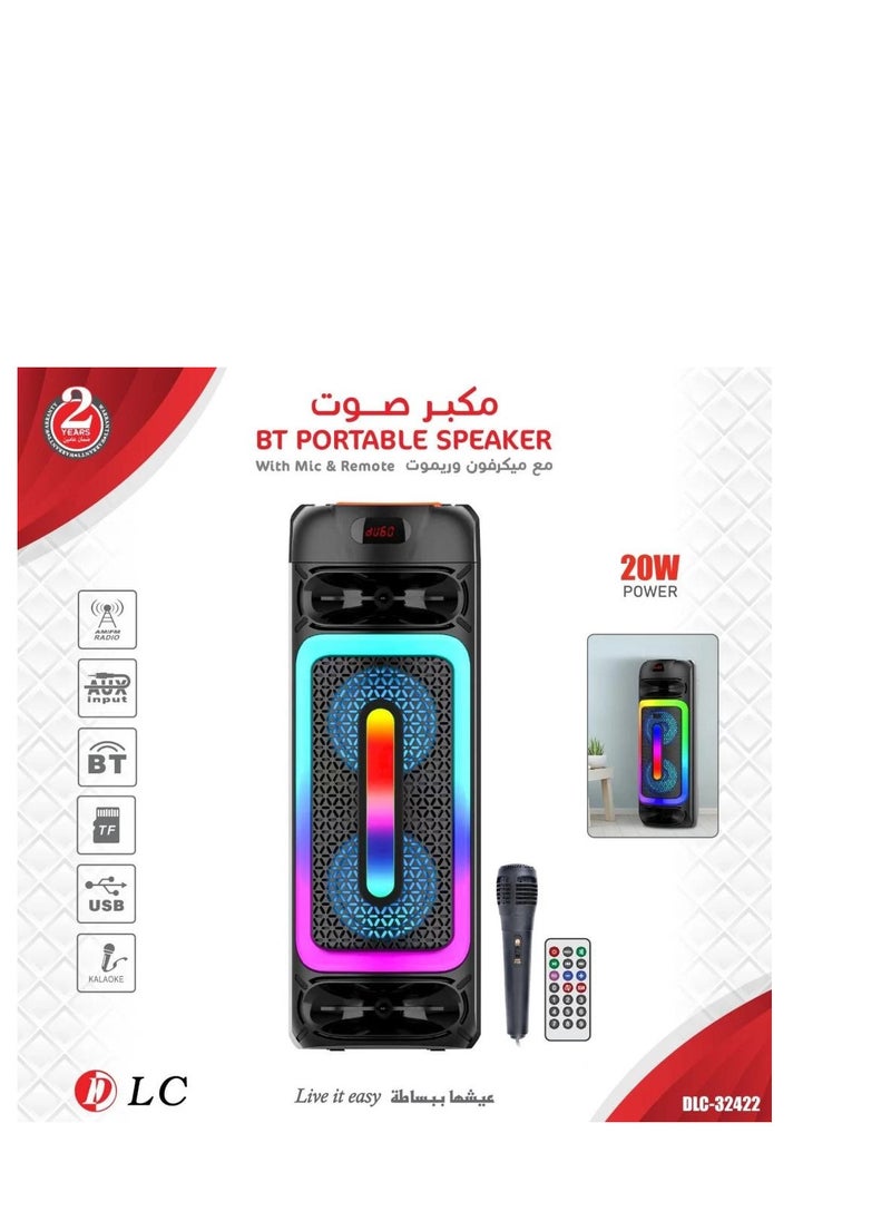 DLC DLC Attractive Light-Up Speaker with Microphone and Remote  - Image 1