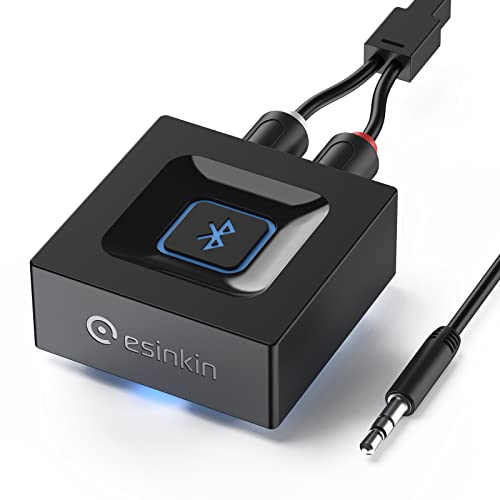 esinkin Wireless Audio Receiver for Music Streaming Sound System Works with Smart Phones, Tablets and Car, Wireless Adapter for Speakers - Image 1