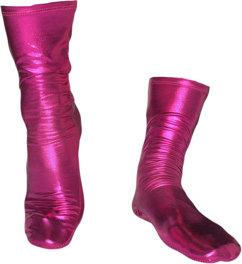 Unisex Shiny Metallic Costume Socks