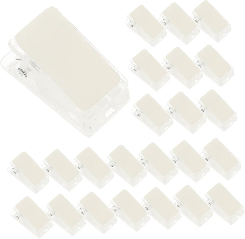 30pcs Self-Adhesive Clips for Photo Display Mini Badge Holders for Id and Documents Clips for Events Office School and Trade Shows - Image 1