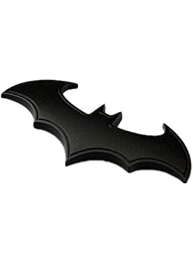 PROMASS ملصق معدني ثلاثي الأبعاد باتمان DIY لشعار سيارة أو دراجة نارية، شارة، ملصقات ذيل، أسود - Image 1