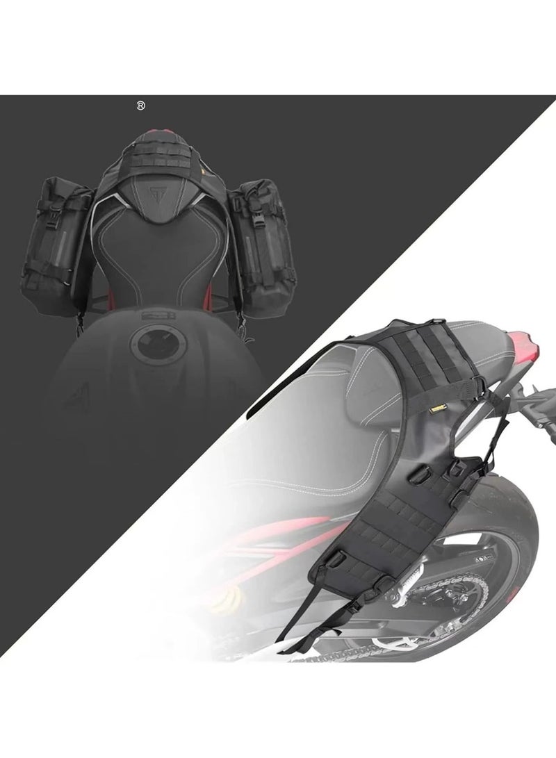 general Motorcycle saddle rear seat external equipment motorcycle fuel tank mounted base riding external expansion - Image 2