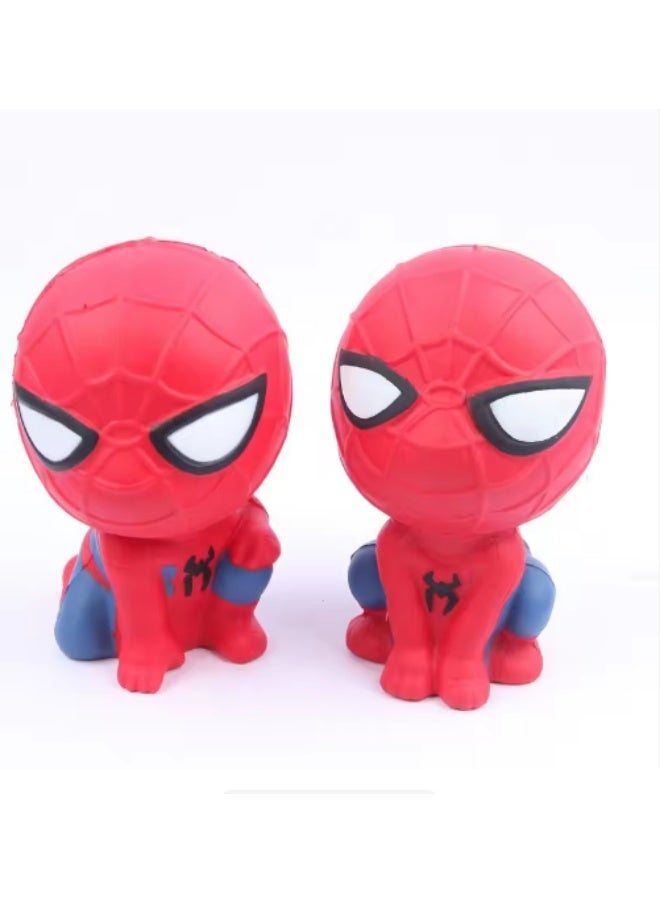 جرين تايجر حصالة نقود على شكل سبايدرمان، بطل خارق، بتصميم تشيبي / حصالة توفير نقود - Image 1