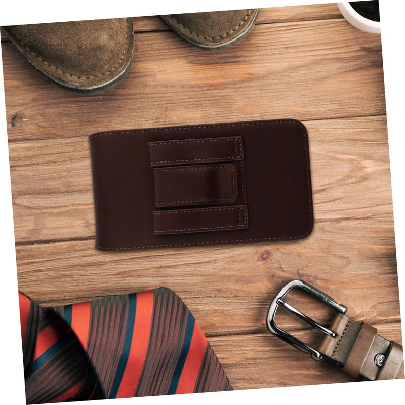 Brown Pu Leather Belt Clip Phone Holder Pouch For Keys Wallet Essentials Active Lifestyles - Image 5