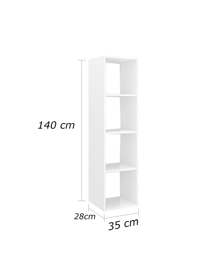 Furniture Store ModernTV unit, 2 pieces, height 140 cm, width 35 cm, depth 28 cm, from Furniture Store.  - Image 2