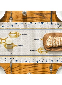 LKTOCAFT Table Runner with 4 Place Mats for Ramadan and Eid,183×33cm(72×13in) Table Decoration for Living Room, Kitchen Dining Table Decoration, Home Decor  - Image 5