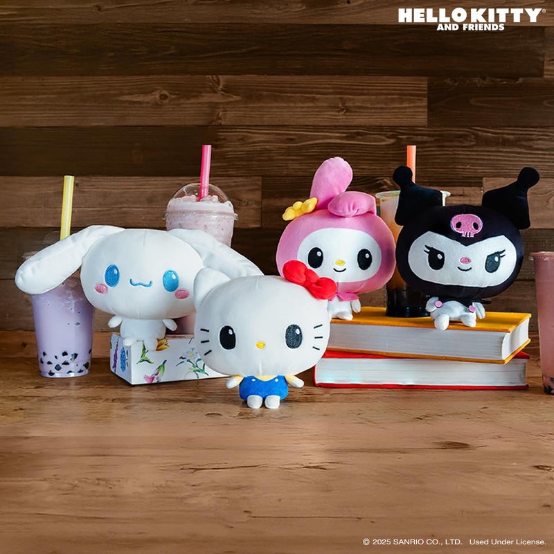 TeeTurtle Cloudheads Kuromi Plush - 5-Inch Official Sanrio Stuffed Animal with Embroidered Details - Soft Cuddly Plush Toys for Kids, Teens, and Adults - Image 3