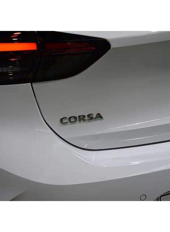 Corsa 3D Metal Car Emblem Badge Silvery 1pc Opel Trunk Sticker Decoration Replacement - Image 4