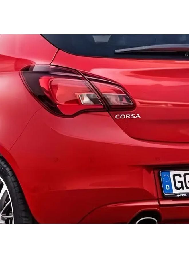 Corsa 3D Metal Car Emblem Badge Silvery 1pc Opel Trunk Sticker Decoration Replacement - Image 3