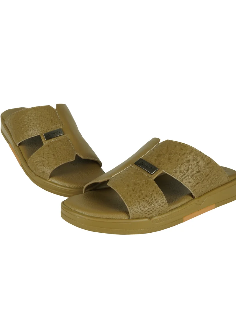 بارجيل أونو Barjeel Uno Mens Elegant Sandals MSA-116 Beige