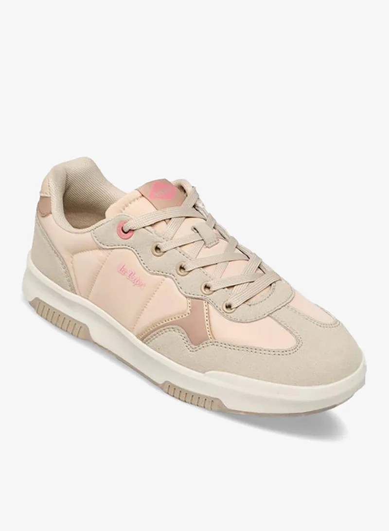 لي كوبر Girls Lace-Up Ankle School Sneakers