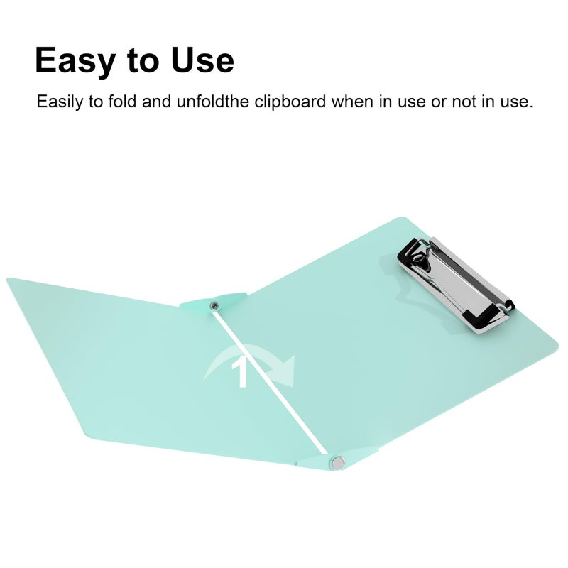 SC Printing World Nursing Clipboard with Nursing and Medical Edition Cheat Sheets Nursing School Essentials - Aluminum Foldable Nurse Clip Boards Essential Accessory for Efficient Patient Care (Mint) - Image 4