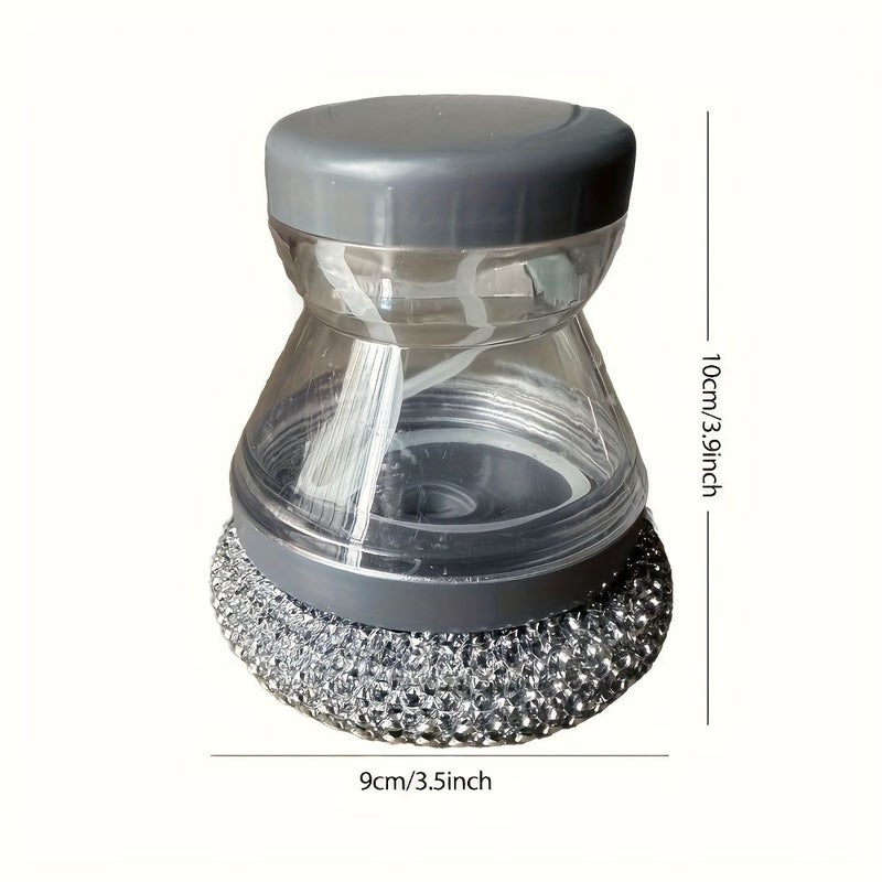 Dilution Brush With Replacement Ball For Non Stick Pots Dishwashing Scrubbing Pad - Image 3