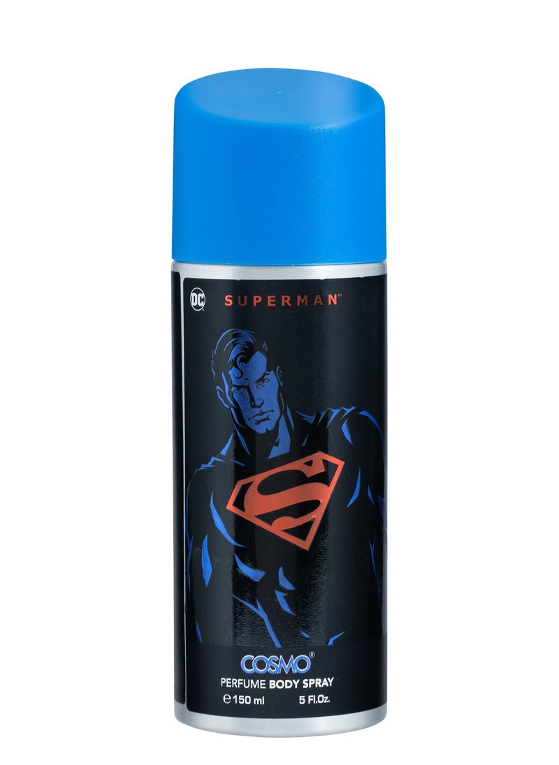 COSMO Cosmo WB 2 Piece Gift Set Superman 100ml Edp + 150ml Body Spray  - Image 4
