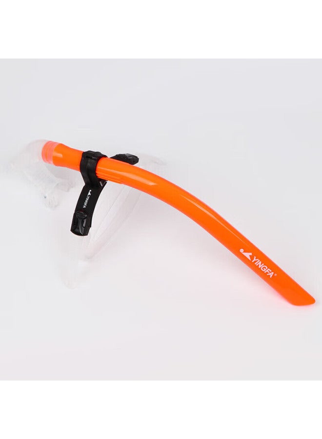 Yingfa Swimming Breath Tube, Professional Training Snorkeling Respirator, Freestyle Pre-fitted Wet Breath Tube, Orange - Image 3