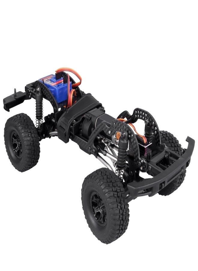 FriHobby Carbon Fiber LCG for 1/18 Traxxas TRX4M Defender Bronco Chassis Frame Kit Upgrades Parts - Image 4
