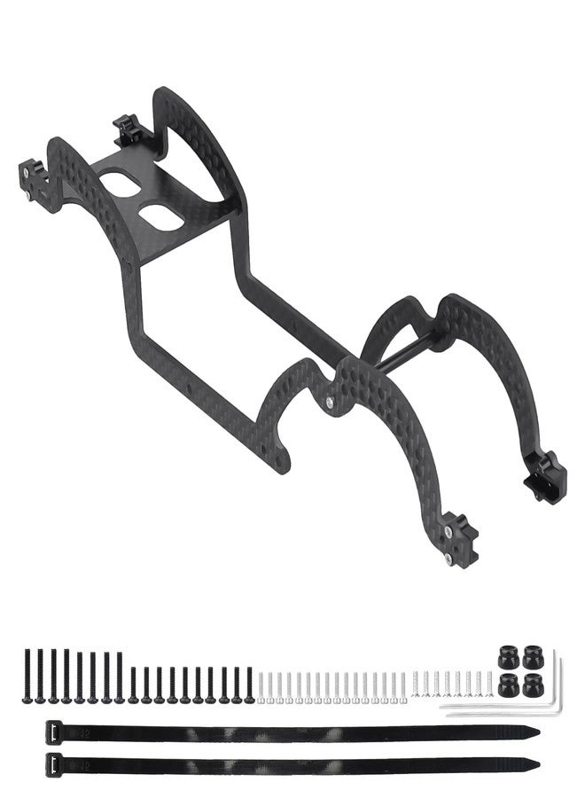 FriHobby Carbon Fiber LCG for 1/18 Traxxas TRX4M Defender Bronco Chassis Frame Kit Upgrades Parts - Image 1