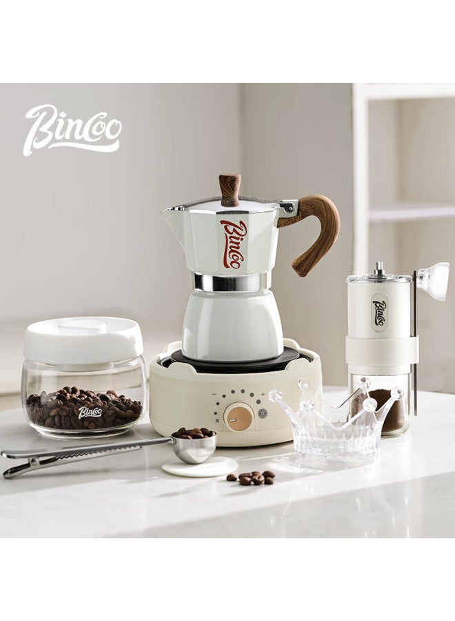 Bincoo Moka Pot, Coffee Maker For Home Use, Small Electric Stove Set, Italian-style Pour-over Coffee Pot And Accessories - Image 1