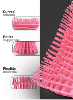 TRENZ Detangling Brush for Curly Hair - Gentle for Hair Styling - Easy to Carry, Lightweight-Curly hair comb for styling and detangling curly hair  - Image 5