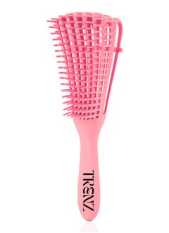 TRENZ Detangling Brush for Curly Hair - Gentle for Hair Styling - Easy to Carry, Lightweight-Curly hair comb for styling and detangling curly hair  - Image 1
