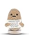 DAFURIET Mini Funny Crochet Doll with Card 3 Inch Wool Potato for Cheer Up Gifts and Party Decorations - Image 4