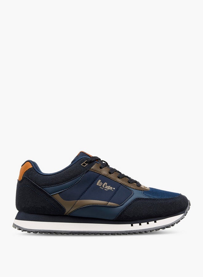 Lee Cooper Men's Logo Print Lace-Up Sneakers - Image 3