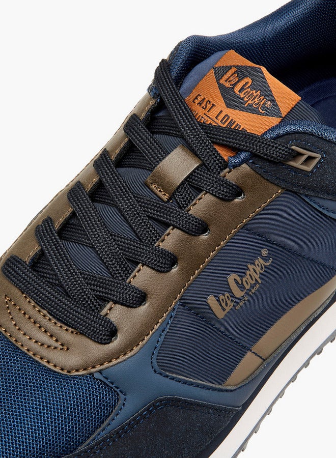 Lee Cooper Men's Logo Print Lace-Up Sneakers - Image 4