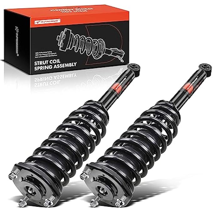 A-Premium Front Pair 2 Complete Strut  Coil Spring Assembly Compatible With Lexus Ls430 20012006 V8 43L Rwd Driver And Passenger Side - Image 1