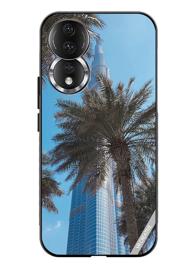 VR CREATIVE Protective Case Cover For Honor 80 Royal Burj Khalifa Design Multicolour - Image 1