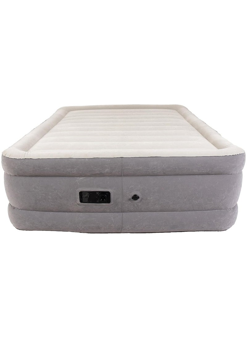 FULL JOY - Self-Inflating Air Mattress Double for 2 People with Built-In / Integrated Automatic Pump 203 x 152 x 51 cm ,Grey - Image 1