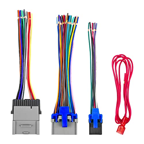 TIKSCIENCE Radio Wiring Harness Male and Female Adapter Fit for GM Chevy Silverado GMC Buick 2003 2004 2005 2006 2007 Stereo Wire Cable Plug Kit - Image 1