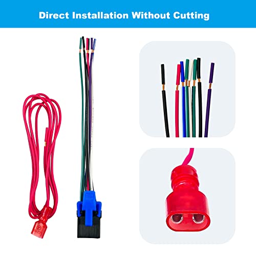 TIKSCIENCE Radio Wiring Harness Male and Female Adapter Fit for GM Chevy Silverado GMC Buick 2003 2004 2005 2006 2007 Stereo Wire Cable Plug Kit - Image 3