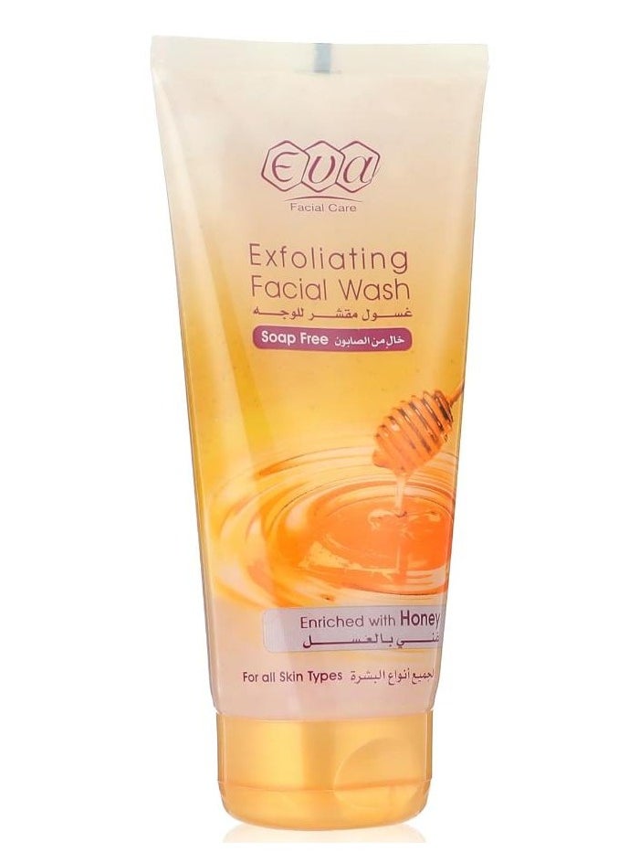 Eva 2 pieces of Eva Facial Care Exfoliating Facial Wash Enriched With Honey 2 x 150 ml  - Image 2