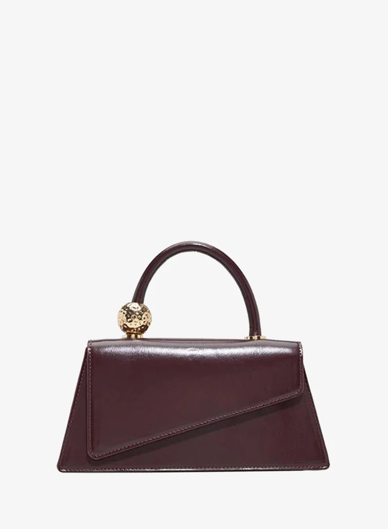 Zarriza Ladies Red Top Handle Bag