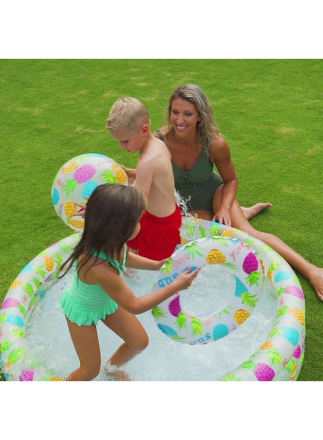 INTEX 3 Piece Play Pool Set，Inflatable Pool 132×28CM,Perfect Choice for Indoor Entertainment and Outdoor Activities for Kids - Image 4