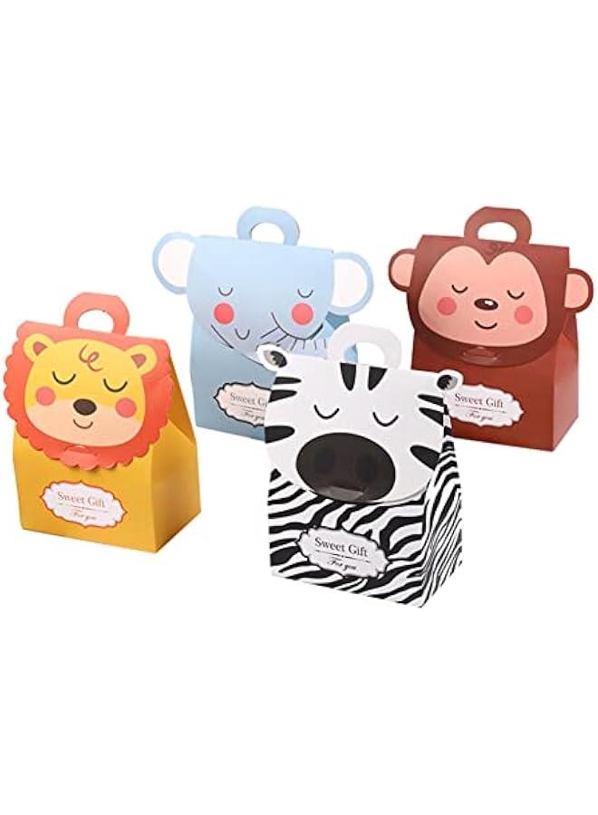 فايلكس حقائ حلوى الحيواات في سفاري الغاة وحديقة الحيواات ف، زية احتفالية متعددة الألوا لاستقال المولود الجديد و - Image 1