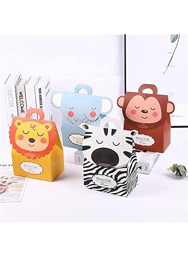 فايلكس حقائ حلوى الحيواات في سفاري الغاة وحديقة الحيواات ف، زية احتفالية متعددة الألوا لاستقال المولود الجديد و - Image 2