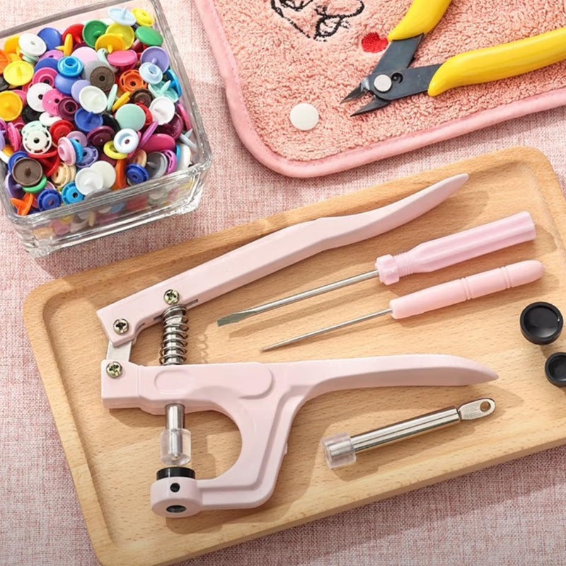 NXTOV Plastic Snap Pliersg, Hand-held Pliers Tool for T3 T5 T8 KAM Snaps, Button Fastener Press Attacher Punchfor Crafts Clothing - Image 4