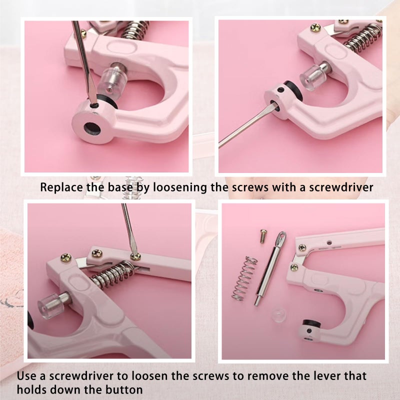 NXTOV Plastic Snap Pliersg, Hand-held Pliers Tool for T3 T5 T8 KAM Snaps, Button Fastener Press Attacher Punchfor Crafts Clothing - Image 3